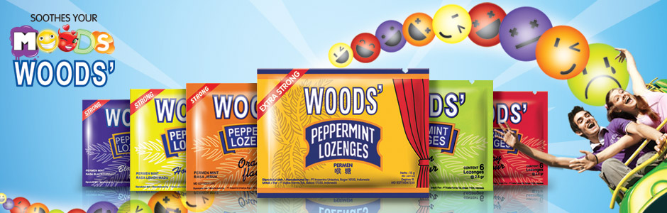 WOODS' Peppermint Lozenges